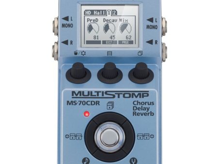 Zoom MS-70CDR Multistomp Guitar Pedal Discount