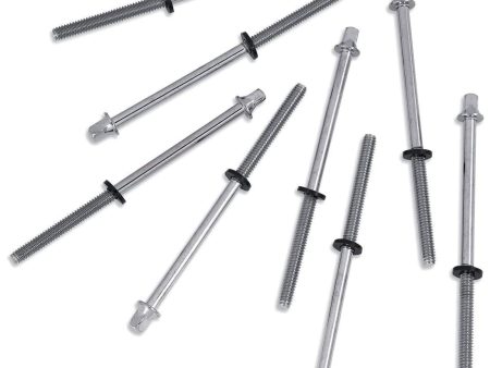 DW PDP 100mm 12-24  Thread Spacing Tension Rods 8 pack Supply