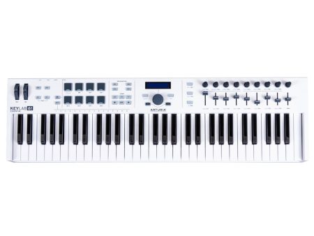 Arturia Keylab 61 Essential Keyboard Controller - White For Cheap