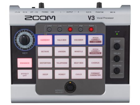 Zoom V3 Vocal Processor Hot on Sale