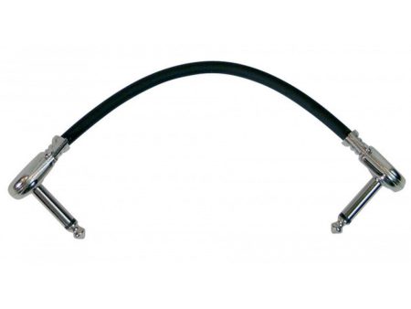 On-Stage PC506B 6 Inch Patch Cable with Pancake Connectors (Black) Sale