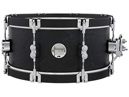 DW PDP Classic 6.5  X 14  Ebony Ebony Hoop Snare Drum Sale