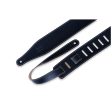 Levy s 2.5  Leather Strap with Cable Stitch in Black Online