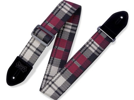 Levy s 2  Polyester Strap in Red Plaid For Discount