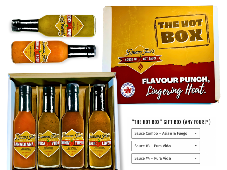 “The Hot Box” Gift Box (ANY FOUR!*) For Discount