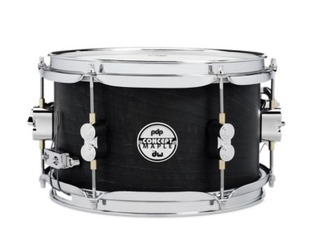 DW PDP Concept Snare 6  X 10  Black Wax Snare Drum on Sale