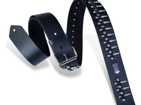 Levy s 2  Imitation Bullet Buckle Strap in Black Supply