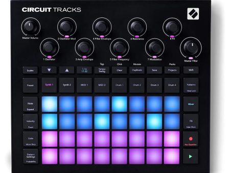 Novation Circuit Tracks - Standalone Groovebox with Synths, Drums and Sequencer Online