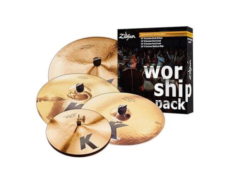 Zildjian K Custom Worship Cymbal Set - 14 16 18 20 inch For Sale