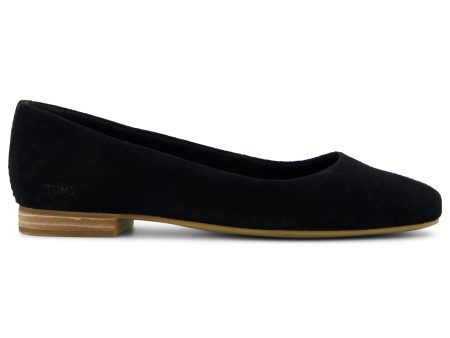 Briella Ballet Flat - Black Suede Online now