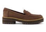 Cara Loafer - Oak Brown Leather For Sale