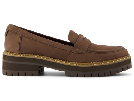 Cara Loafer - Oak Brown Leather For Sale