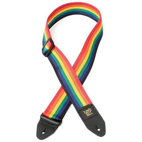 Ernie Ball Rainbow Polypro Guitar Strap Discount