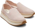 Jocelyn Espadrille Sneaker - Ballet Pink Suede Leather Supply