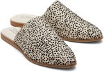 Jade Slip On Flat - Fog Flocked Mini Cheetah For Cheap