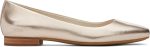 Briella Ballet Flat - Light Gold Metallic Leather For Cheap