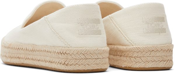 Carolina Espadrille - Light Natural Twill Fashion