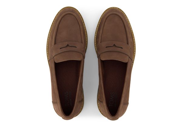 Cara Loafer - Oak Brown Leather For Sale