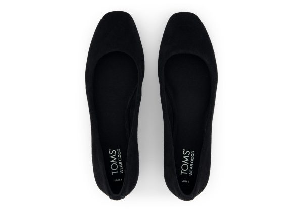 Briella Ballet Flat - Black Suede Online now