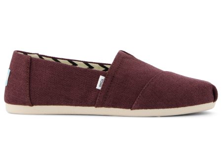 Women s Alpargata Classic - Deep Burgandy Canvas For Cheap