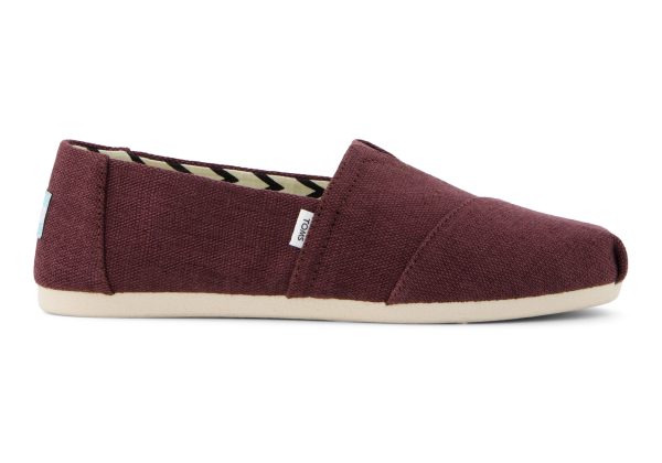 Women s Alpargata Classic - Deep Burgandy Canvas For Cheap