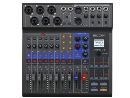 ZOOM Livetrak L-8 Digital PA Mixer plus Recorder Online Hot Sale