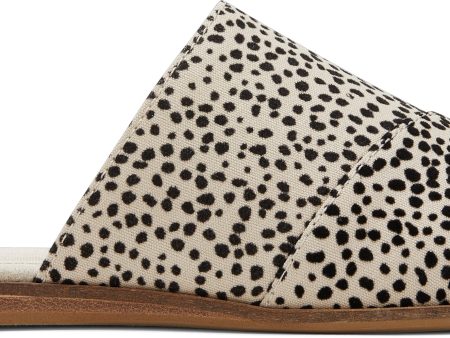 Jade Slip On Flat - Fog Flocked Mini Cheetah For Cheap