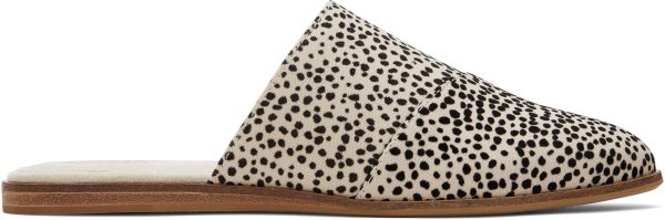 Jade Slip On Flat - Fog Flocked Mini Cheetah For Cheap