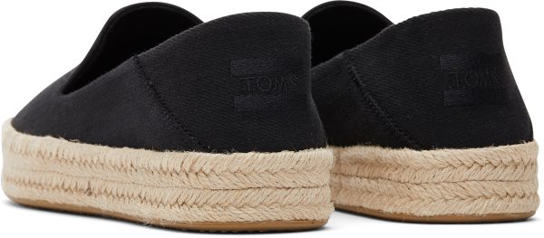 Carolina Espadrille - Black Twill Online Hot Sale