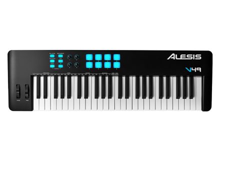 Alesis ALES-V49 MKII 49 Key USB Midi Controller With Drum Pads For Sale