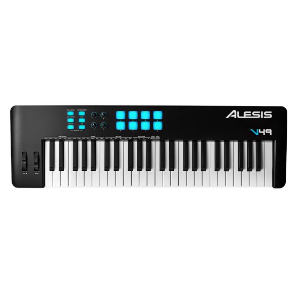 Alesis ALES-V49 MKII 49 Key USB Midi Controller With Drum Pads For Sale