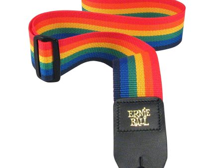 Ernie Ball Rainbow Polypro Guitar Strap Discount