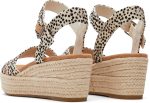 Audrey Espadrille Sandal - Fog Flocked Mini Cheetah Sale