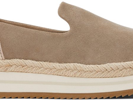 Jocelyn Espadrille Sneaker - Dune Suede Metallic Leather Cheap