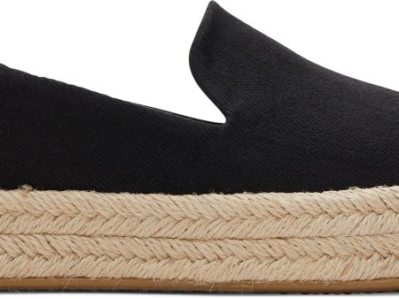 Carolina Espadrille - Black Twill Online Hot Sale