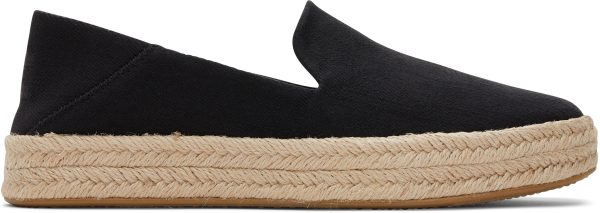 Carolina Espadrille - Black Twill Online Hot Sale