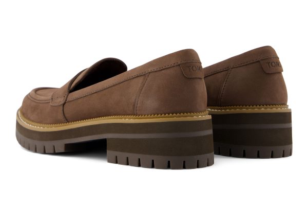 Cara Loafer - Oak Brown Leather For Sale