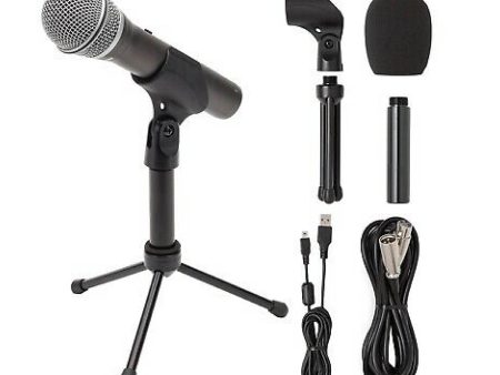 Samson SAMS-Q2U USB XLR Dynamic Microphone With Accessories Online