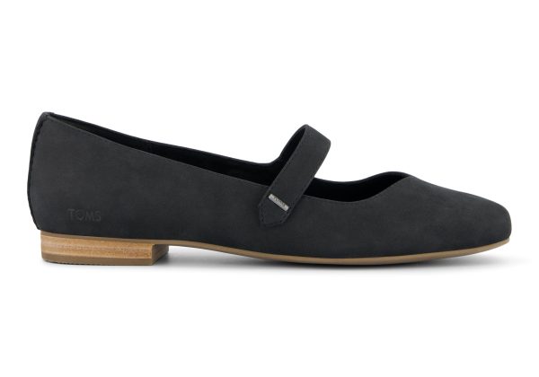 Bianca Flat - Black Leather Cheap