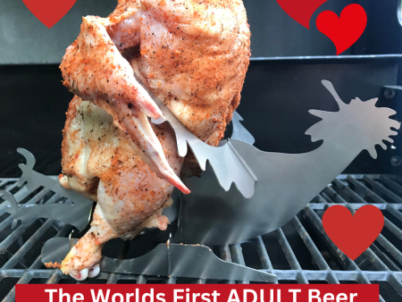 Rooster Love Beer Can Chicken Stand™ Online