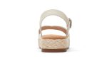 Abby Espadrille Sandal - Natural Slubby Woven Leather Online