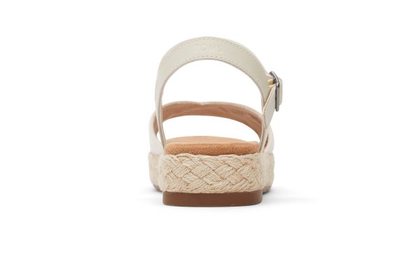 Abby Espadrille Sandal - Natural Slubby Woven Leather Online