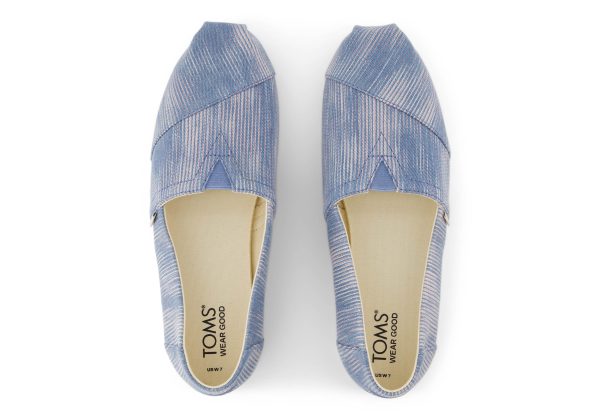 Women s Alpargata Classic - Pastel Blue Novelty Denim Online