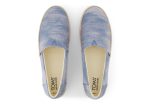 Valencia Platform Espadrille - Pastel Blue Novelty Denim For Discount