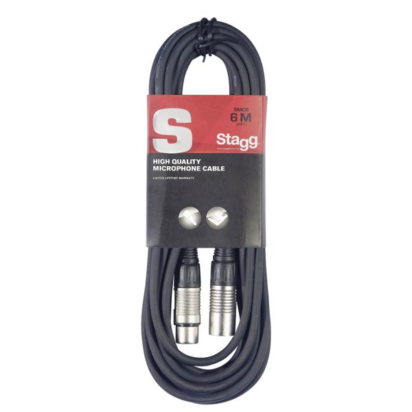 Stagg STAG-SMC6 6m XLR-XLR Microphone Cable Cheap