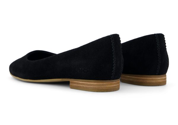 Briella Ballet Flat - Black Suede Online now