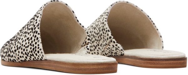 Jade Slip On Flat - Fog Flocked Mini Cheetah For Cheap