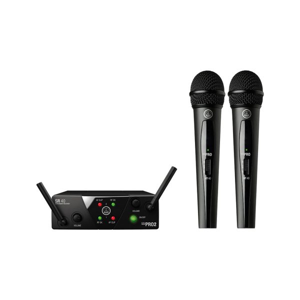 AKG WMS 40 Wireless Mini Dual Vocal Microphone Fashion