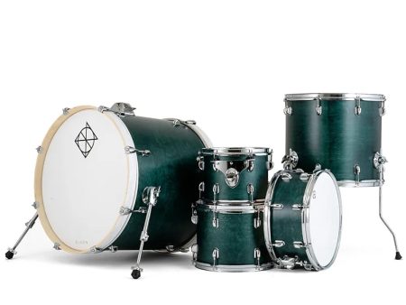 Dixon REPODSPB522STG Spark Birch 5Piece Acoustic Drum Kit (Green) Cheap