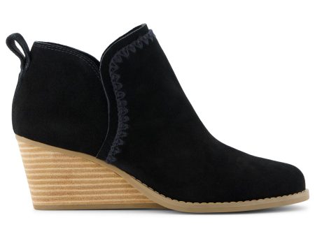 Kaia Ankle Boot - Black Suede For Cheap